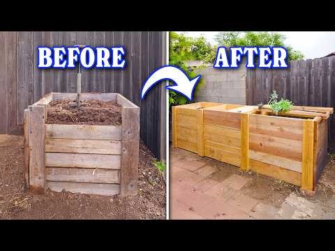 Building THE PERFECT Compost Bin For My Garden!
