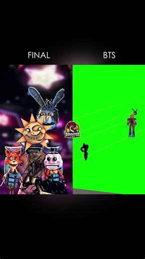 FNaF Security Breach Head Puzzle Challenge | BTS vs Animation