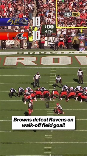 Browns Beat Ravens — Move Into First in AFC North (4-2)