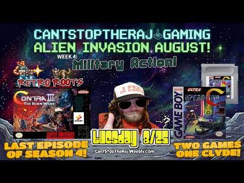 *ALIEN INVASION* Military Action! w/ Contra III (SNES) & Operation C (GB) *RETRO_ROOTS*