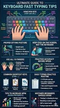 Fast Typing Tutorial for Beginners | Boost Your Typing Speed#FastTyping #TypingTips #KeyboardTyping