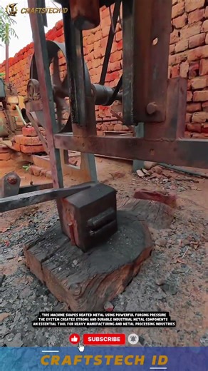 Forging Machine for High Strength Metal Shaping and Industrial Manufacturing Work #machine
