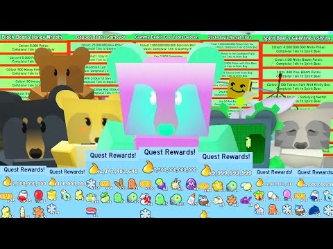 I FINALLY Finished ALL Beesmas Quests! *INSANE REWARDS* (Bee Swarm Simulator)