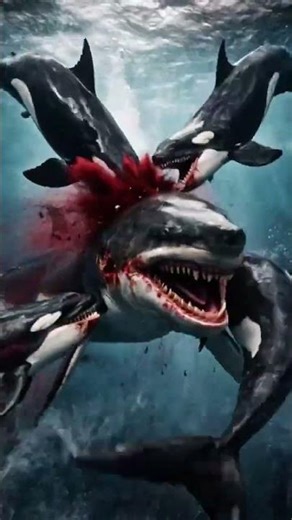 ORCA VS MEGALODON