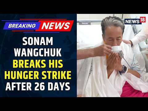 BREAKING: Sonam Wangchuk Ends Hunger Strike After Meeting JP Nadda & Jitendra Singh | After 26 Days
