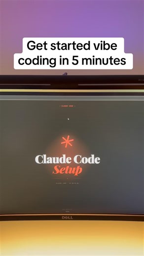 This is how to get started vibe coding with Claude Code under 5 minutes #vibecoding #claude