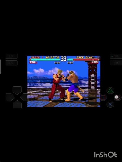 tekken 3 fighting game Paul vs king fight 💀🎯 #gaming #game