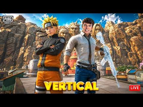 PLAYING THE NEW NARUTO NINETAILS MODE IN PUBG MOBILE...(VERTICAL)