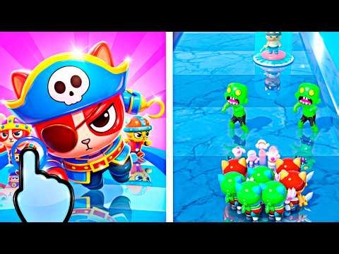 Magic Cat Simulator 3D - Crowd Pet Cat Run - iOS Android GamePlay #6