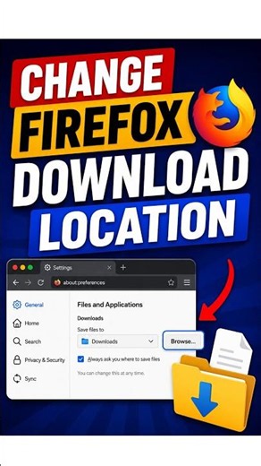 How to Change Firefox Download Location