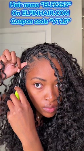 The Viral Miracle Knots x Half Wig Install Tutorial 😍 #Shorts