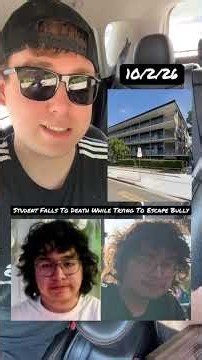 Student Falls To Death While Trying To Escape Bully - Xavier Nungarary