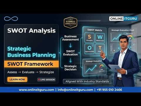 Business Analyst | Learn SWOT Analysis for Better Enterprise Planning | Live Workflow | OnlineITGuru