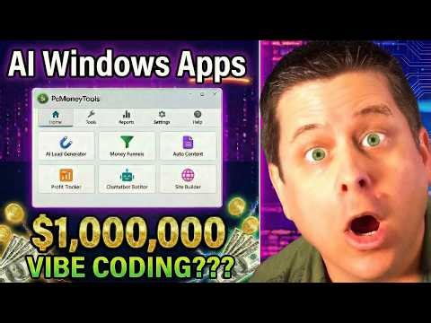 Vibe Coding My Next Project Live - Windows Ai Apps THIS IS INSANE!