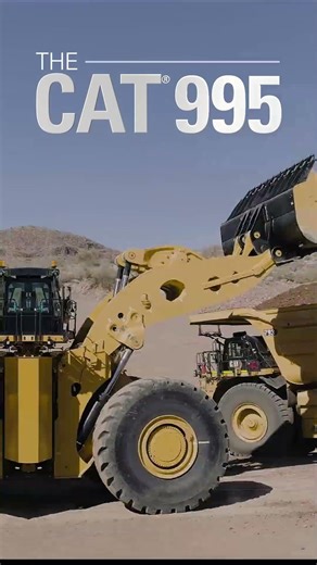 More material. Less fuel. That's the Cat® 995 advantage.