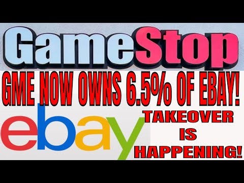 BREAKING NEWS! GAMESTOP NOW OWNS 6 1/2% OF EBAY STOCK THE TAKEOVER IS GOING TO HAPPEN!