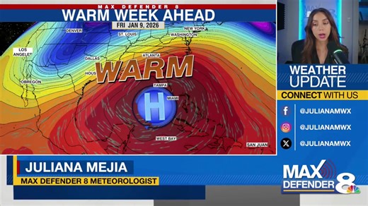 LIVE: Join Max Defender 8 Meteorologist Juliana Mejia for Tuesday's forecast update. https://www.wfla.com/weather/forecast/dense-am-fog-w-comfortable-afternoons-this-week/ | WFLA News Channel 8