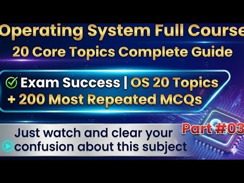 Most Important Operating System MCQs | Repeated Questions with Concepts Explained