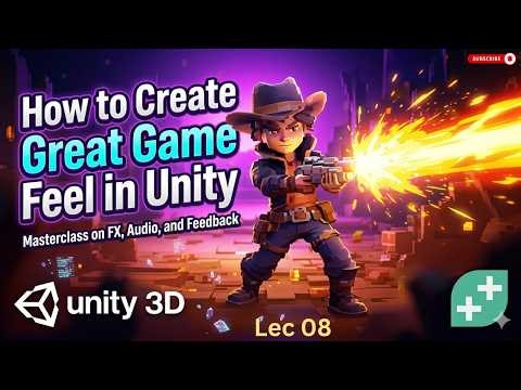 Unity Advanced Tutorial | Parallax, Jetpack, Grenade Physics & Explosion Effects Lec 8