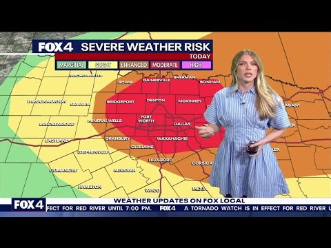 Dallas Weather: April 28 noon forecast