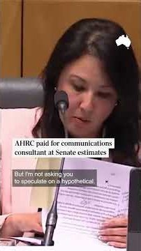 AHRC paid for communications consultant at Senate estimates