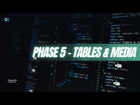 HTML Tables & Media Complete Guide | Tables, Audio, Video & iframe | Phase 5