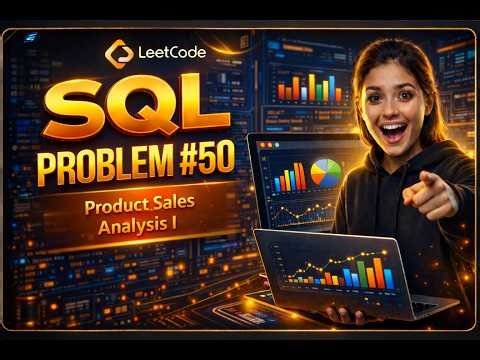 LeetCode 1068 Product Sales Analysis I | SQL | Easy Problem
