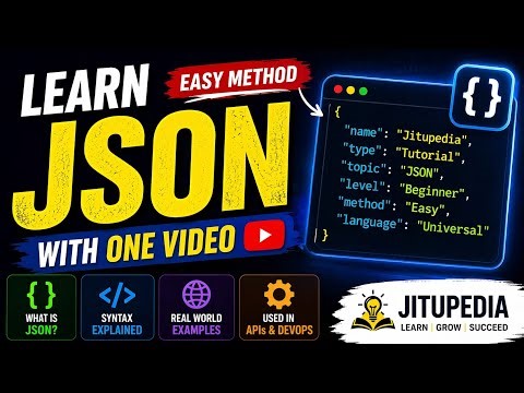 JSON Explained in 1 Short 💡 | Beginner to Pro JSON Crash Course