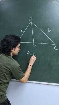 Apollonius Theorem ♥️ #maths #devsir #jee #iitjee #ssc #olympiad #study #9th #10th #11th #study