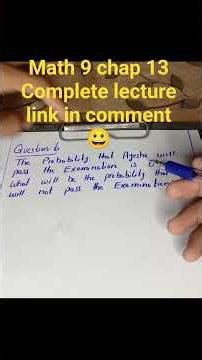 class 9 math | chapter 13 | Exercise 13.1 | Question 6 #maths