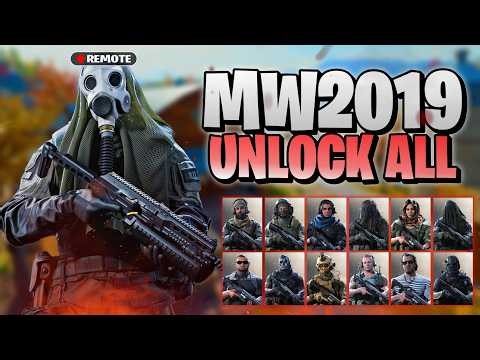 HOW TO SAFELY UNLOCK EVERYTHING ON MODERN WARFARE 2019.... 🤯 (UNLOCK TOOL)