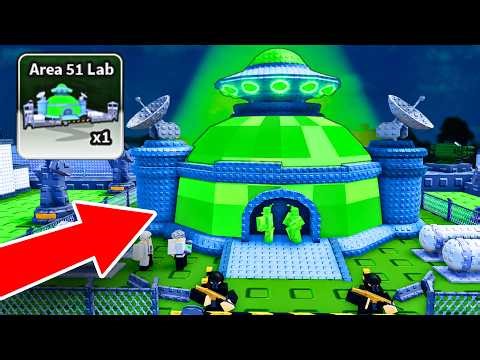 I Unlocked AREA 51 and found Aliens! in Mini War… Roblox