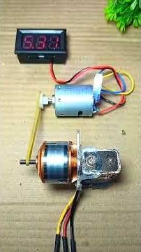 Coreless drone motor power testing #diy #experiment #project #powergenerator #dcmotor #experimnent
