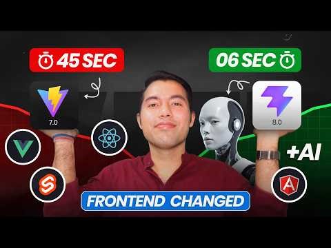 Vite 8 Just Changed Frontend Web Dev (AI Debugging + 10x Faster Builds + Rolldown)
