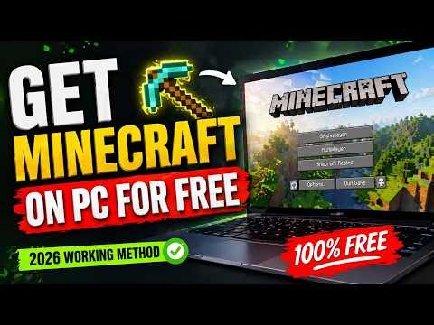 🔧 MINECRAFT: HOW TO DOWNLOAD & PLAY FOR FREE ON PC / LAPTOP (2026)