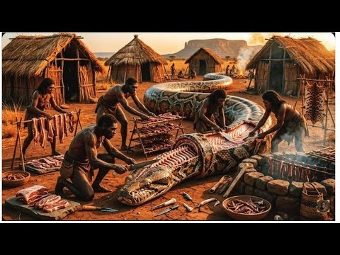 Prehistoric Drama | Early Humans vs GiantPython - One Mistake Turns FatalPrehistoric Drama | Hominid