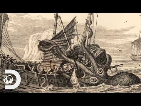 Real Giant Squid Captured On Camera Deep Beneath The Ocean | Expedition Files