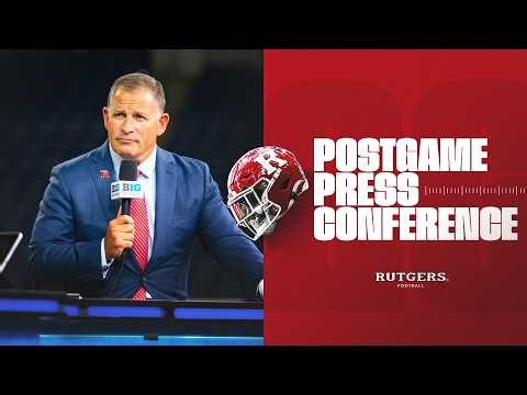 Head Coach Greg Schiano Post Game Press Conference - Indiana