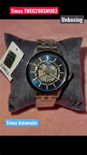 Timex Automatic Watch Unboxing! ⚡ Premium Look 😍 #shorts #timex #unboxing