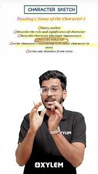 Character Sketch Format !!