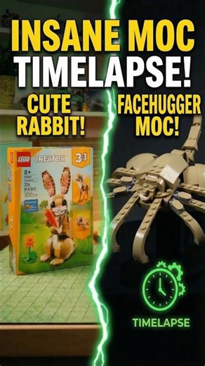 Innocent Bunny LEGO Turns Into a Monster #lego #alien #build