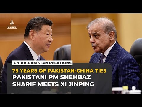 Pakistani PM Sharif meets Xi in Beijing as China, Pakistan mark 75 years of ties
