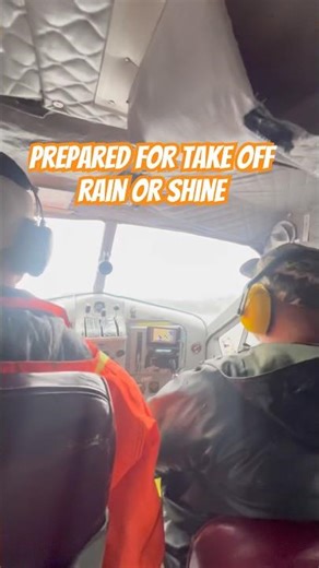 Taking off in a De Havillad Beaver, from a remote lake in the rain #guidelife #rainorshine #hunting