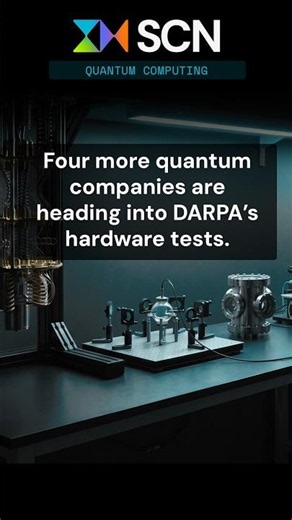 Four more quantum companies are heading into DARPA’s hardware tests.