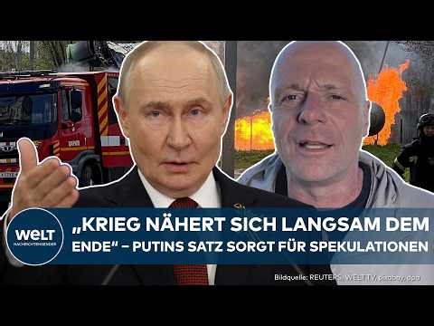 UKRAINE-KRIEG: "Tankstellen werden massiv angegriffen!" | Putin spricht plötzlich vom Kriegsende!