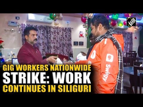 Amid nationwide Gig workers’ strike, services remain undisturbed in Siliguri