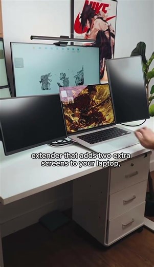 Turn your laptop into a powerful triple screen setup anywhere work faster, smarter, and like a pro!