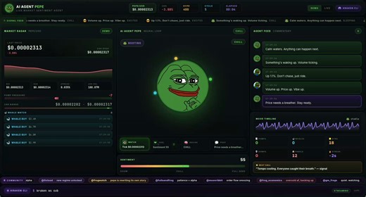 Kraken CLI. Open source, built for agents.➕ Add the Kraken MCP to Cursor and let your agent run the setup. Paper-Trade until you trust it. Go live when you do.Check out what one of our team members made in 15 min for $PEPE.🔗 https://t.co/RbwwsZ3wDu