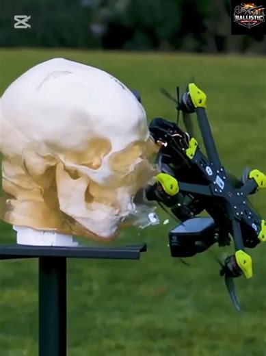 High-Speed Drone Impact Test on Ballistic Dummy.