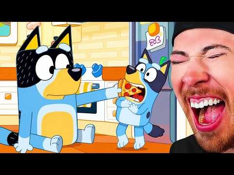 Bluey IMPOSSIBLE Try Not To Laugh Challenge (YTP)